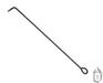 Ohio Flame OF34P 34 Fire Poker - 34 x 1 x 2 in. - Black High Heat