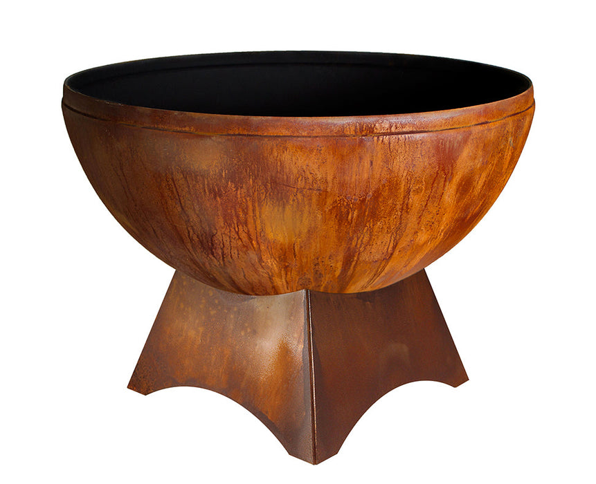 Ohio Flame OF41ABFCSB 41 Fire Chalice Artisan Fire Bowl with Standard Base - 41 x 41 x 24 in. - Patina Finish