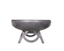 Ohio Flame OF30LTYCB 30 Liberty Fire Pit with Curved Base - 30 x 30 x 16 in. - Natural Steel Finish