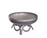 Ohio Flame OF30LTYCB 30 Liberty Fire Pit with Curved Base - 30 x 30 x 16 in. - Natural Steel Finish