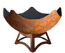 Ohio Flame OF37ABSTHB 37 Stellar Artisan Fire Bowl with Hollow Base - 37 x 37 x 22 in. - Patina Finish