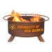 Patina Products F435 New Mexico Steel Outdoor Fire Pit - 24 x 24 x 11 in. - Natural Rust Patina Finish