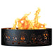 PD Metals AH01448 Autumn Harvest Unpainted 12 in. Tall 48 in. Diameter Outdoor Fire Ring - 48 x 48 x 12 in. - Unpainted Metal Gray