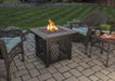 Endless Summer GAD1429SP LP Gas Outdoor Fire Pit with 30-in Slate Tile Mantel - 30 x 30 x 24.21 in. - Black Color